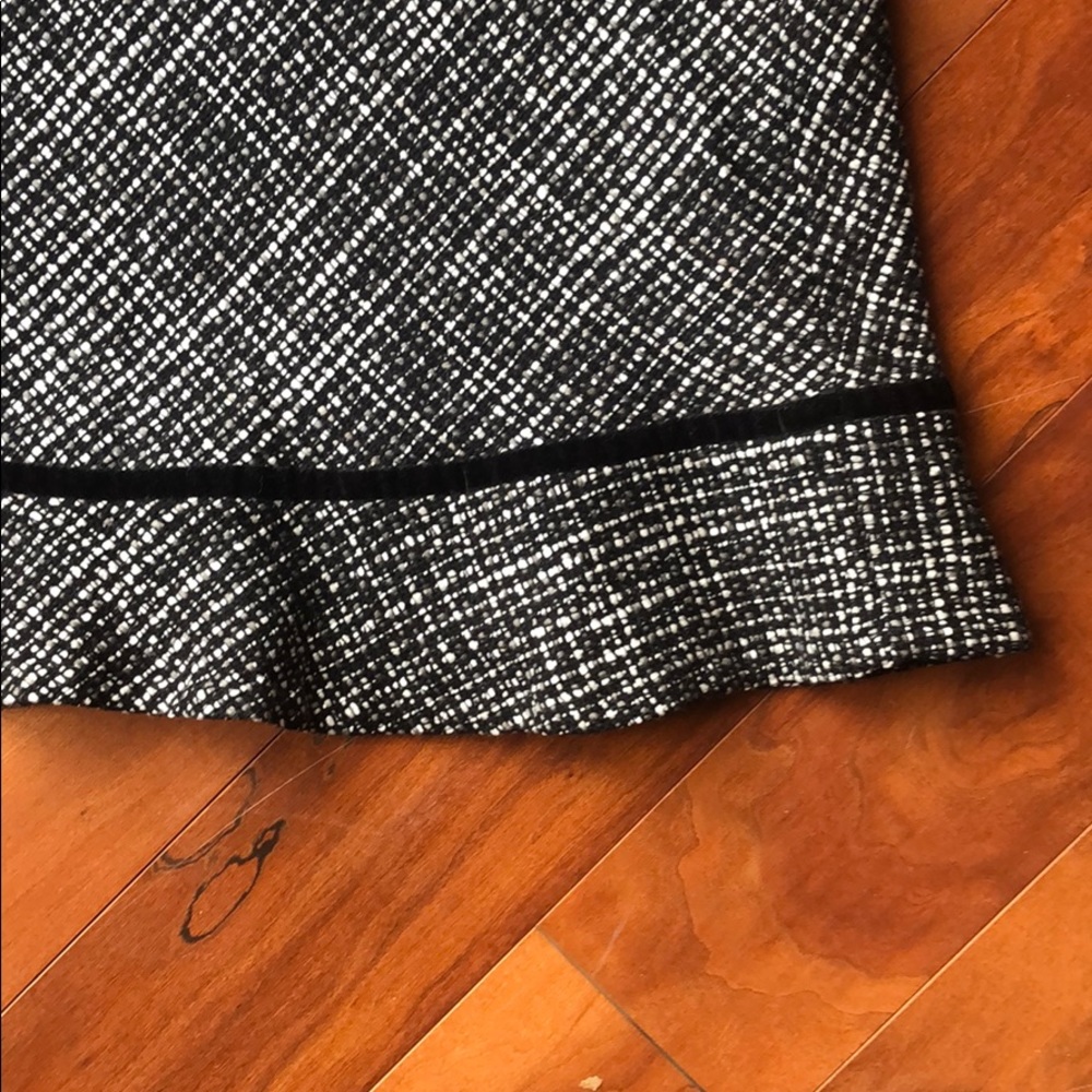 Gap Wool Blend Lined Geometric Pattern Skirt, Sz 6 - image 4